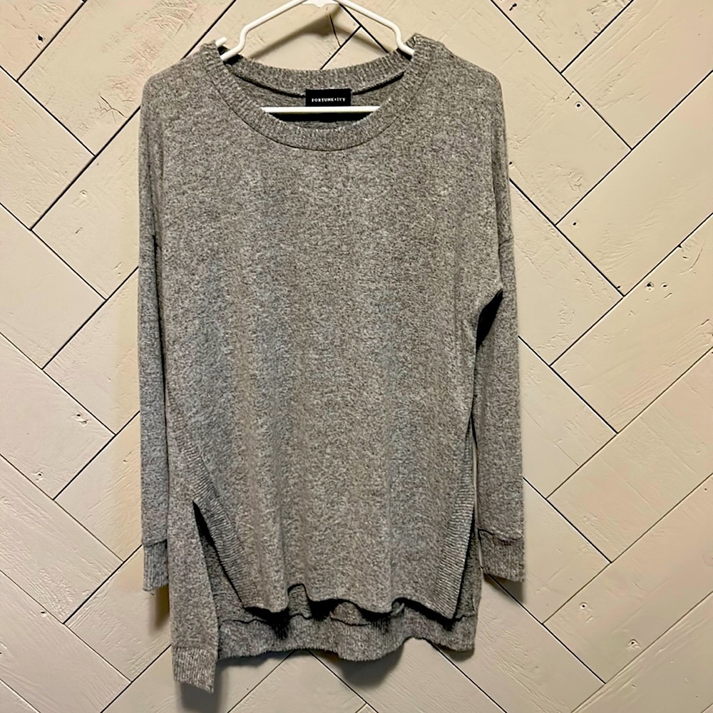 Grey Knit Sweater